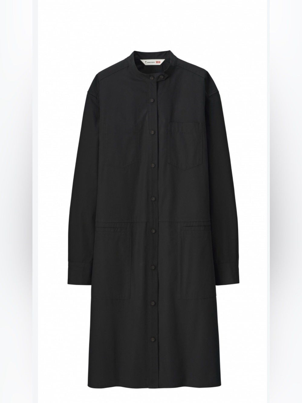 Uniqlo x Thomas Maier, Extra Fine Cotton Stand
Collar Dress, M, Black, NWT